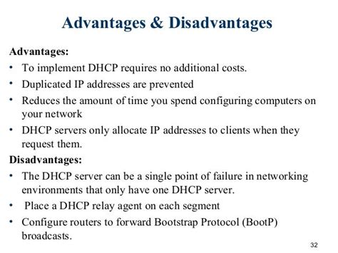 advantages of dhcp server